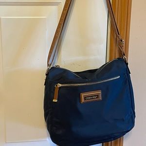 Calvin Klein Belfast Nylon Crossbody. Navy